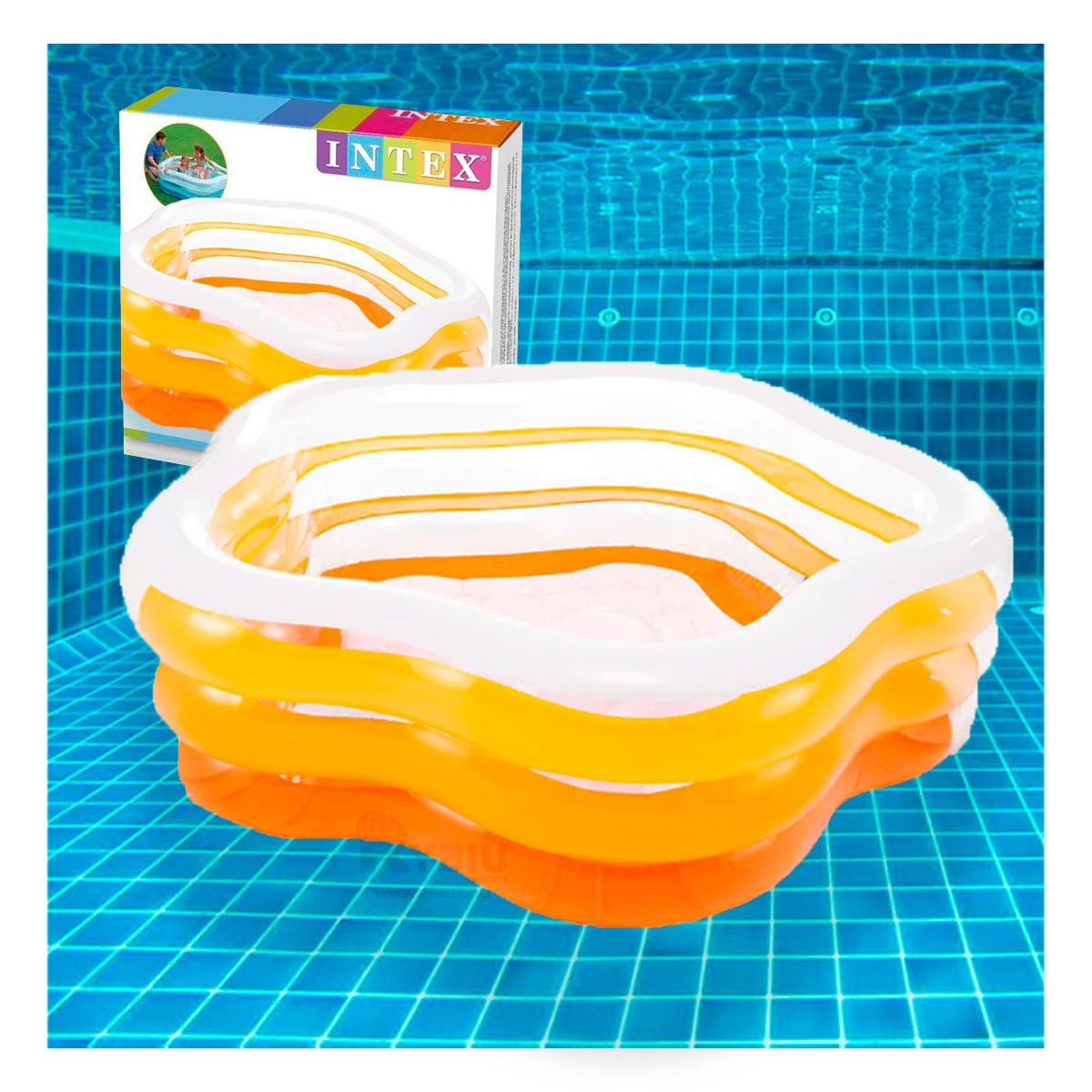 PISCINA DE NIÑOS MODELO HONGUITO EN TONO MULTICOLOR - 1