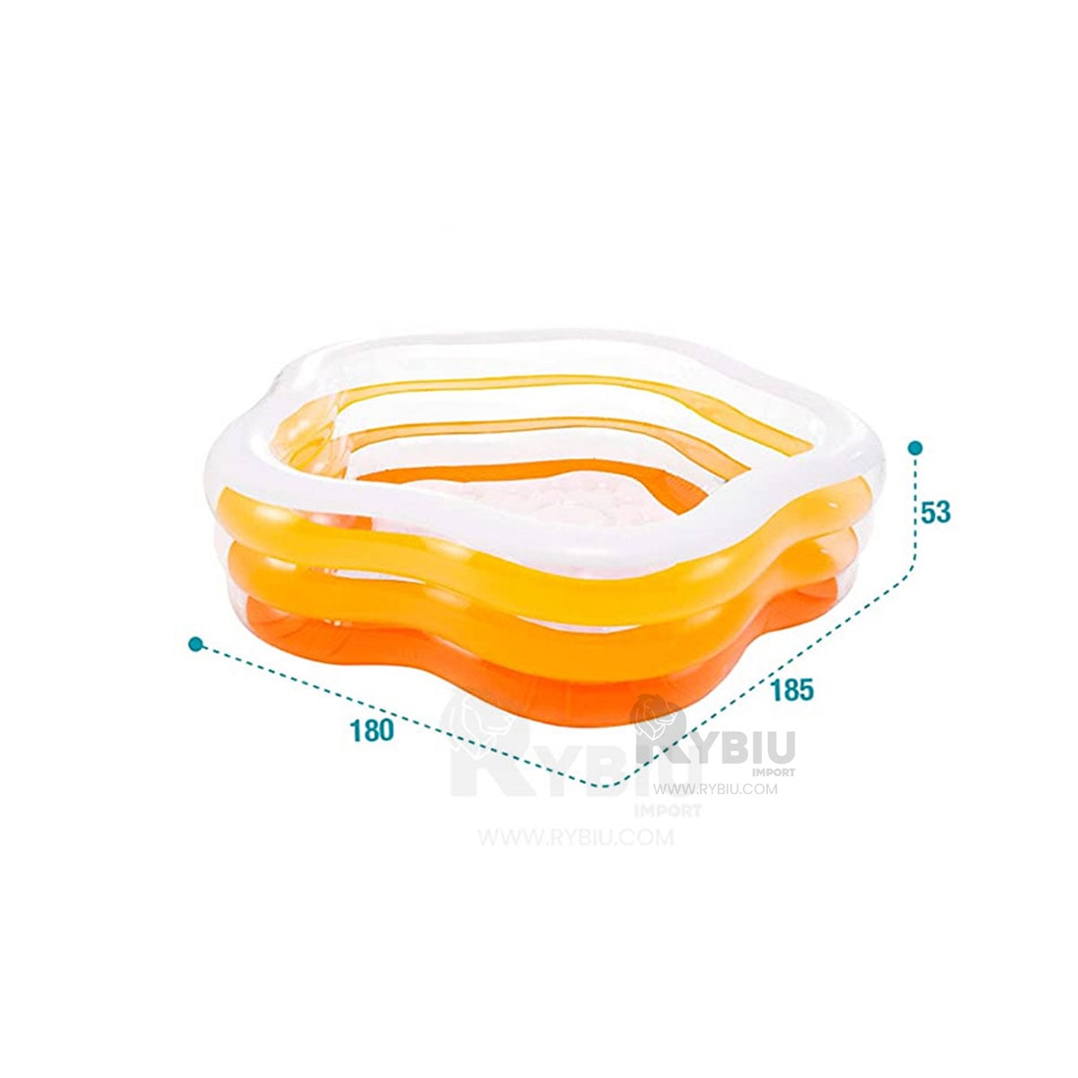 PISCINA DE NIÑOS MODELO HONGUITO EN TONO MULTICOLOR - 3