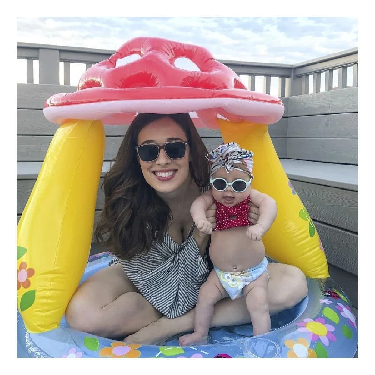 HOGAR HONGUITO INFLABLE PARA JARDIN PATIO Y JUEGOS DE AGUA EN VERANO Y+POST IT - 3