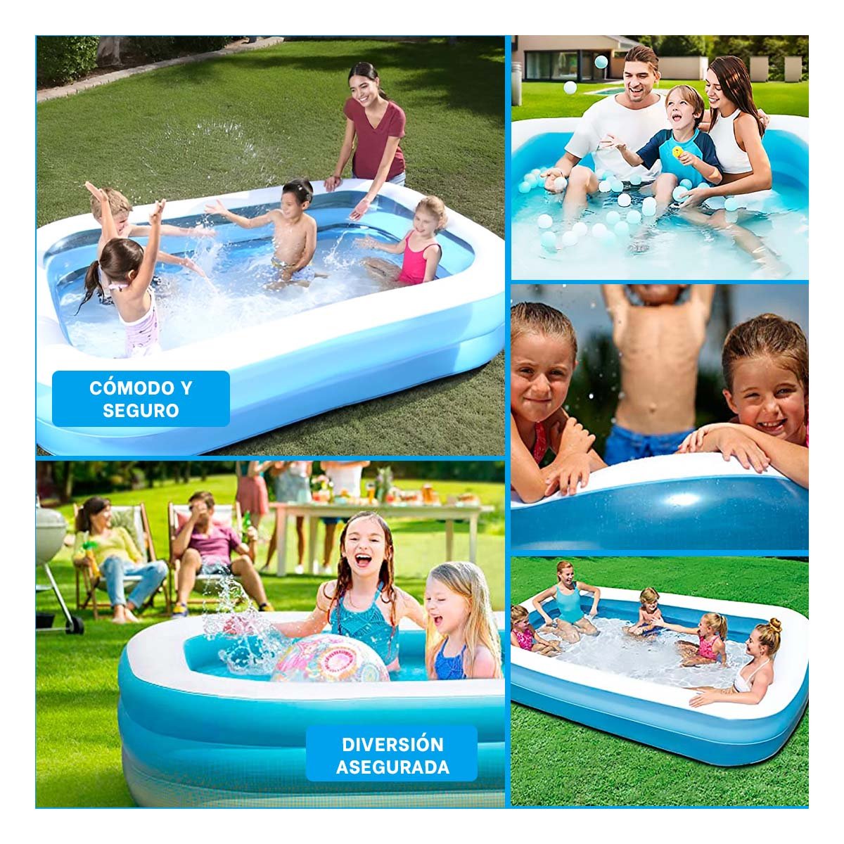 VERANO INFLABLE PARA EXTERIOR Y CASA CON DISENO AMPLIO Y FACIL USO Y+POST IT - 5