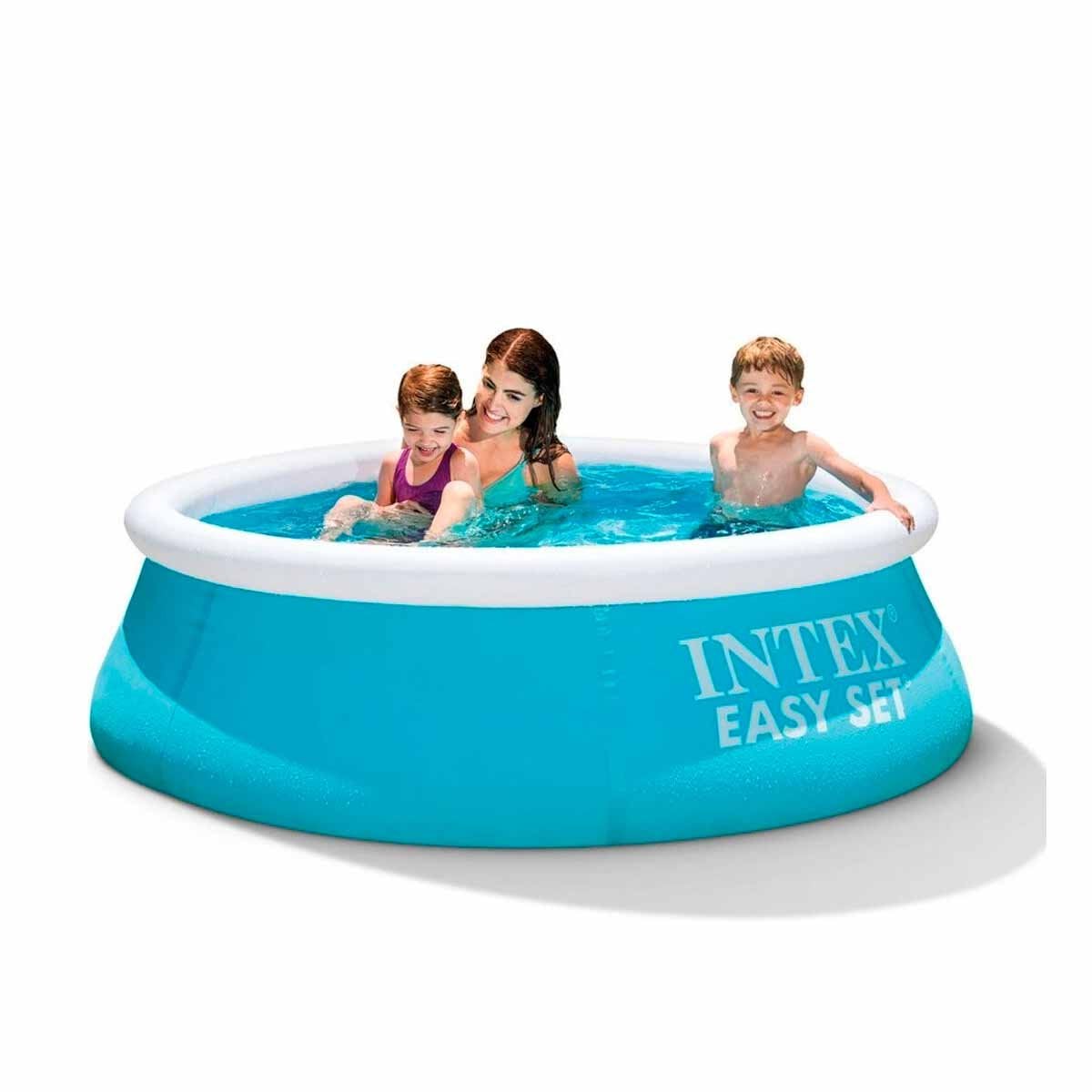 FORMATO INFLABLE REDONDO CON BORDE SUAVE PARA HOGAR Y TEMPORADA CALIDA Y+LIGAS REGALO - 3