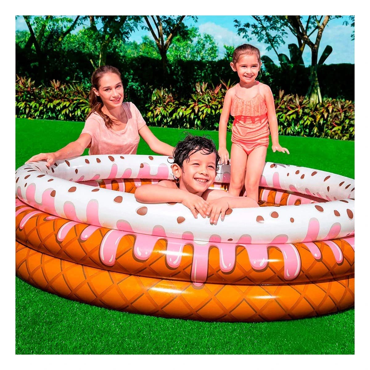 INFLABLE DECORATIVO ESTILO HELADO PARA JARDIN Y HOGAR EN TEMPORADA VERANO Y+POST IT - 2
