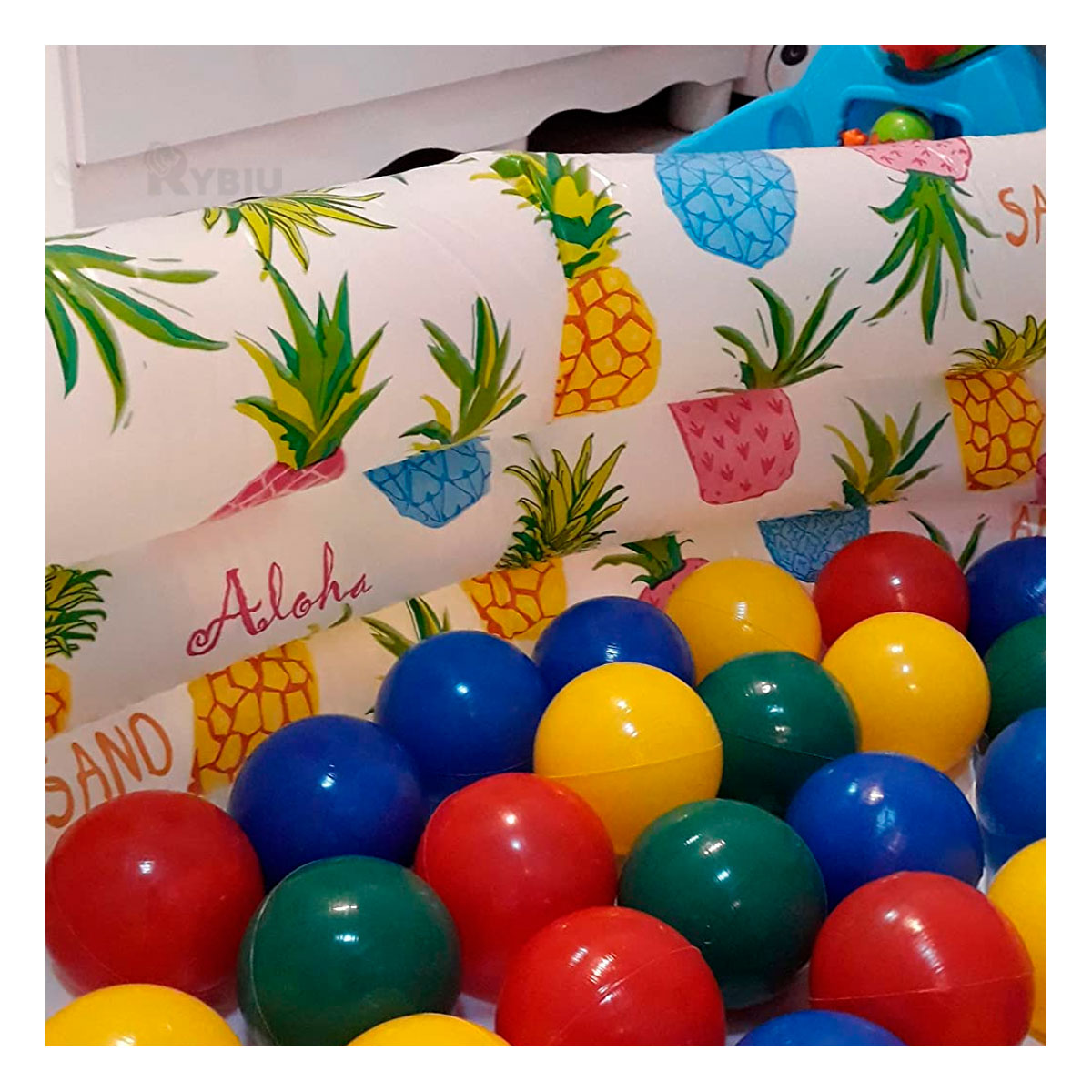 PILETA INFANTIL EN MULTICOLOR Y+REGALO LIGAS PARA PEINAR - 2