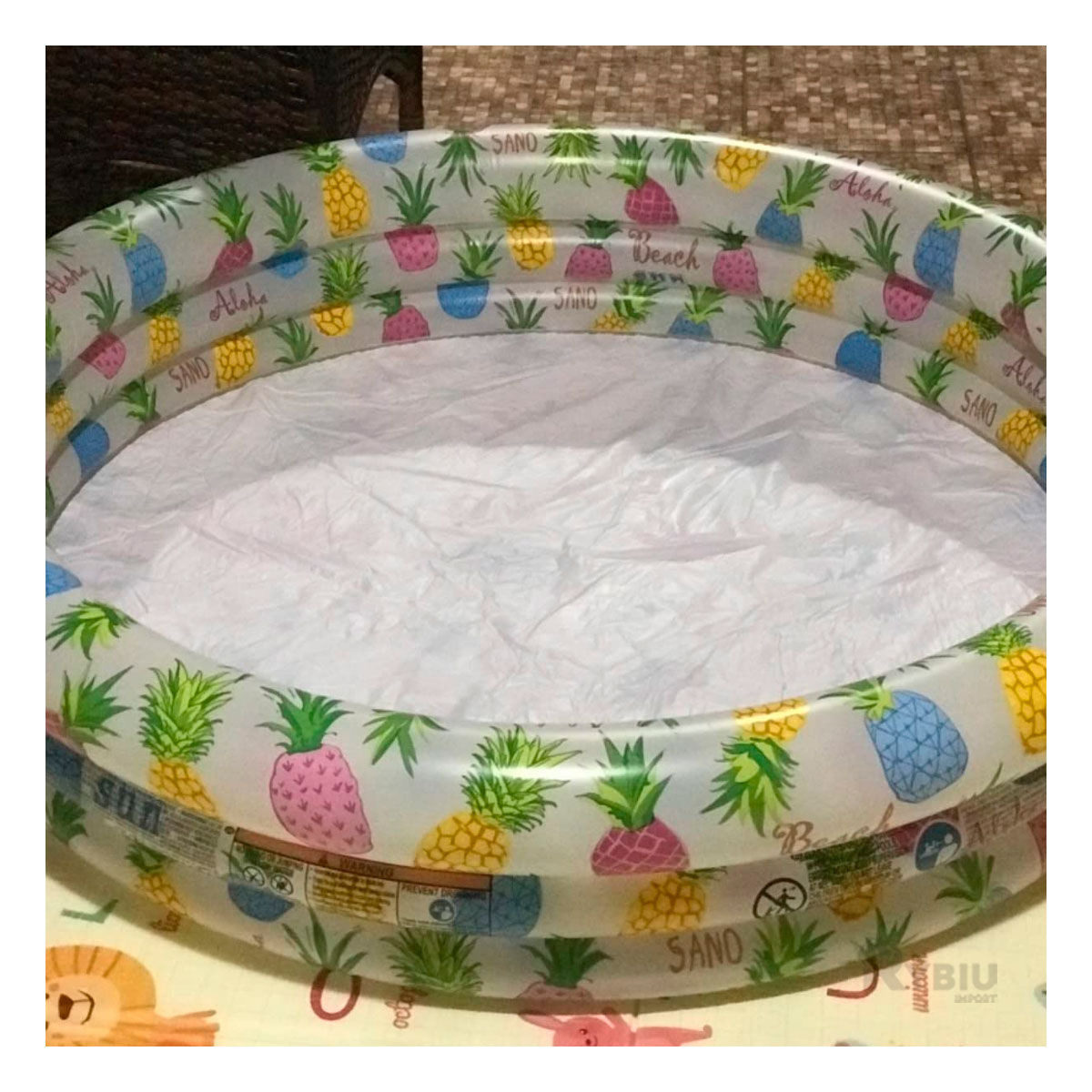 PILETA INFANTIL EN MULTICOLOR Y+REGALO LIGAS PARA PEINAR - 4
