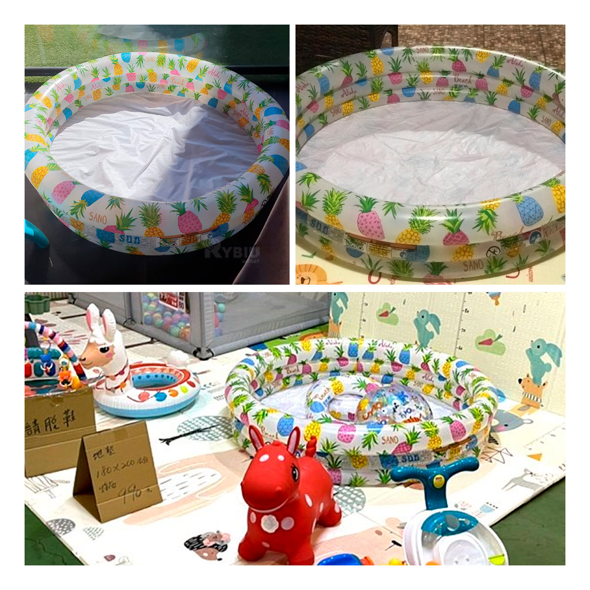 PISCINA SUAVE DISEÑO SUTIL EN MULTICOLOR Y+PAPEL DE REGALO - 2