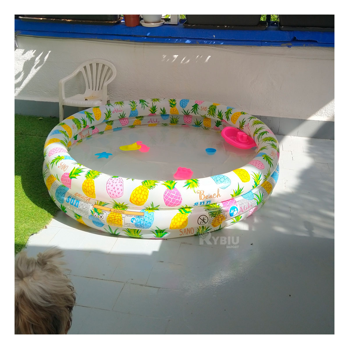 PISCINA SUAVE DISEÑO SUTIL EN MULTICOLOR Y+PAPEL DE REGALO - 3