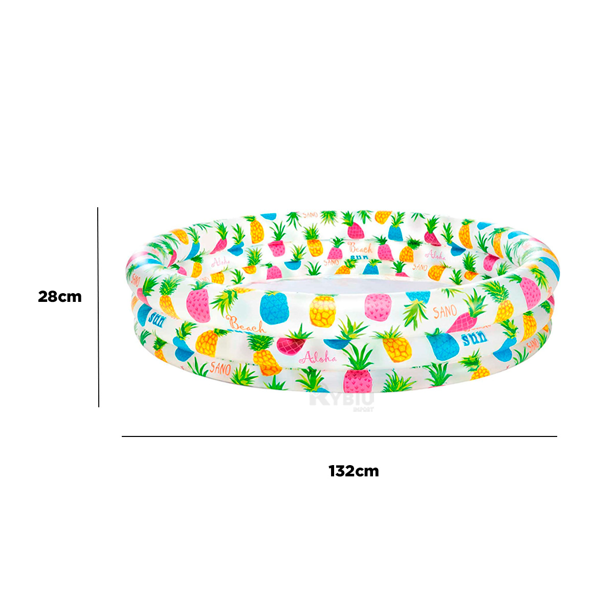 PISCINA SUAVE DISEÑO SUTIL EN MULTICOLOR Y+PAPEL DE REGALO - 5
