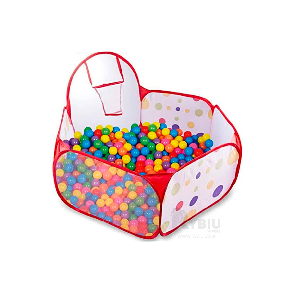 ALBERCA BONITA DE BALDE DE TONO MULTICOLOR Y+REGALO STICKERS - 1