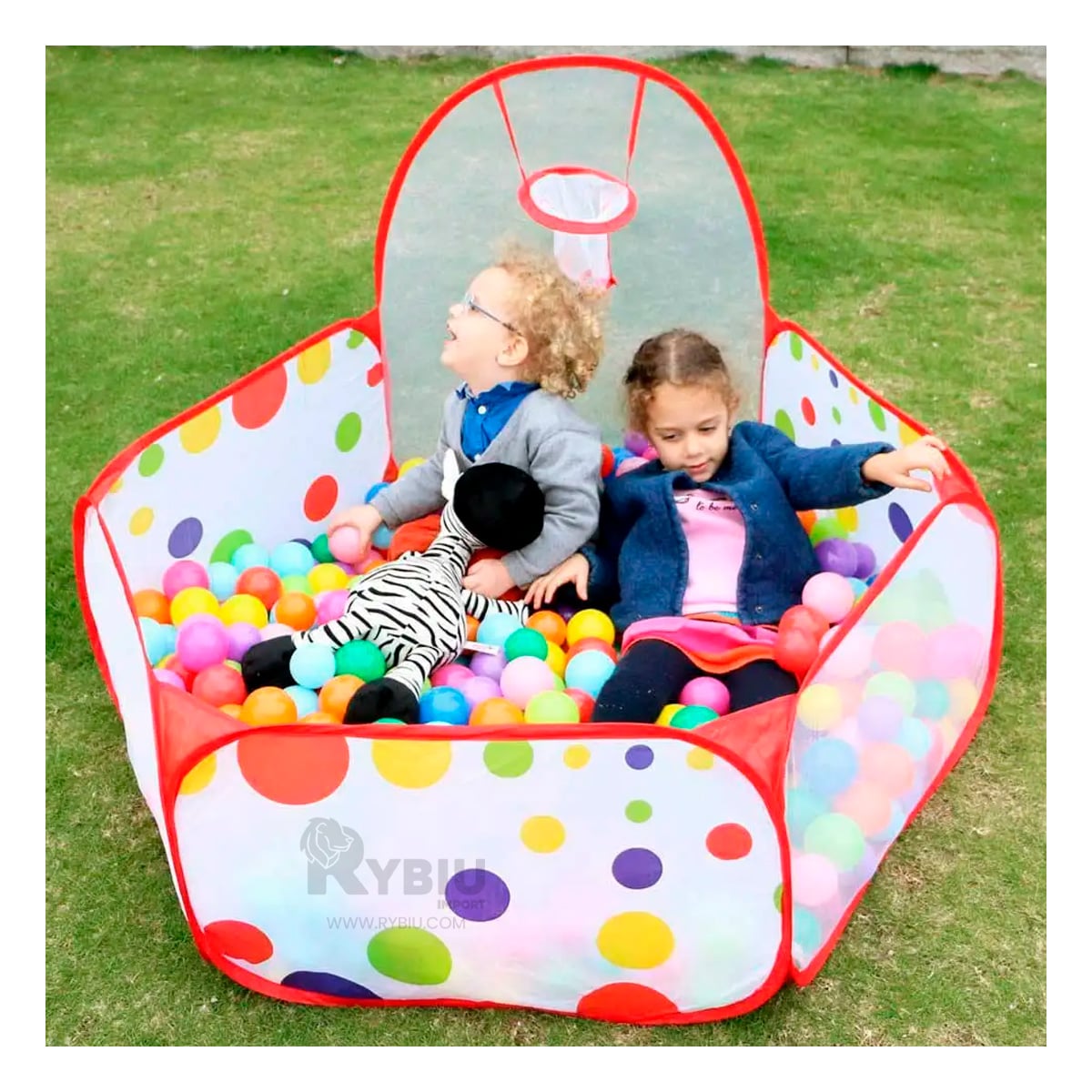 PISCINA SUAVE DISEÑO SUTIL EN MULTICOLOR Y+PAPEL DE REGALO - 1