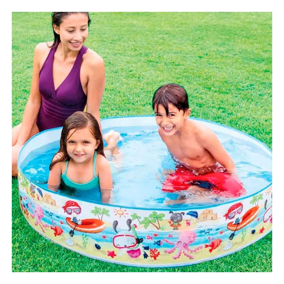BAÑERA INFLABLE OCEANO PARA USO FAMILIAR EN PATIO O TERRAZA Y+POST IT - 2