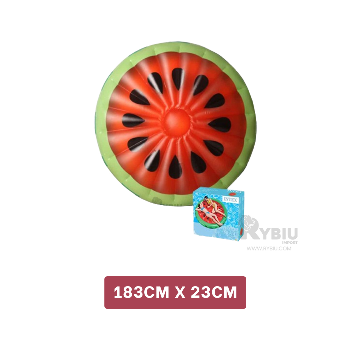 FLOTADOR VERSATIL EN FORMA DE SANDIA Y+PAPEL DE REGALO - 1