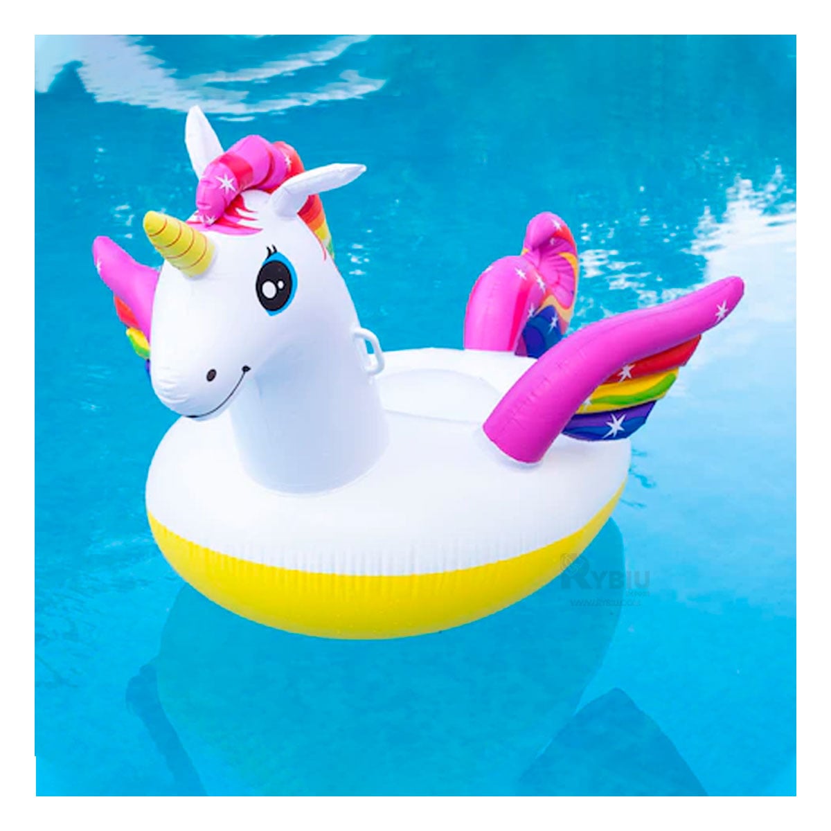 INFLABLE DE DISEÑO MODERNO DE UNICORNIO Y+REGALO AGENDITA - 1