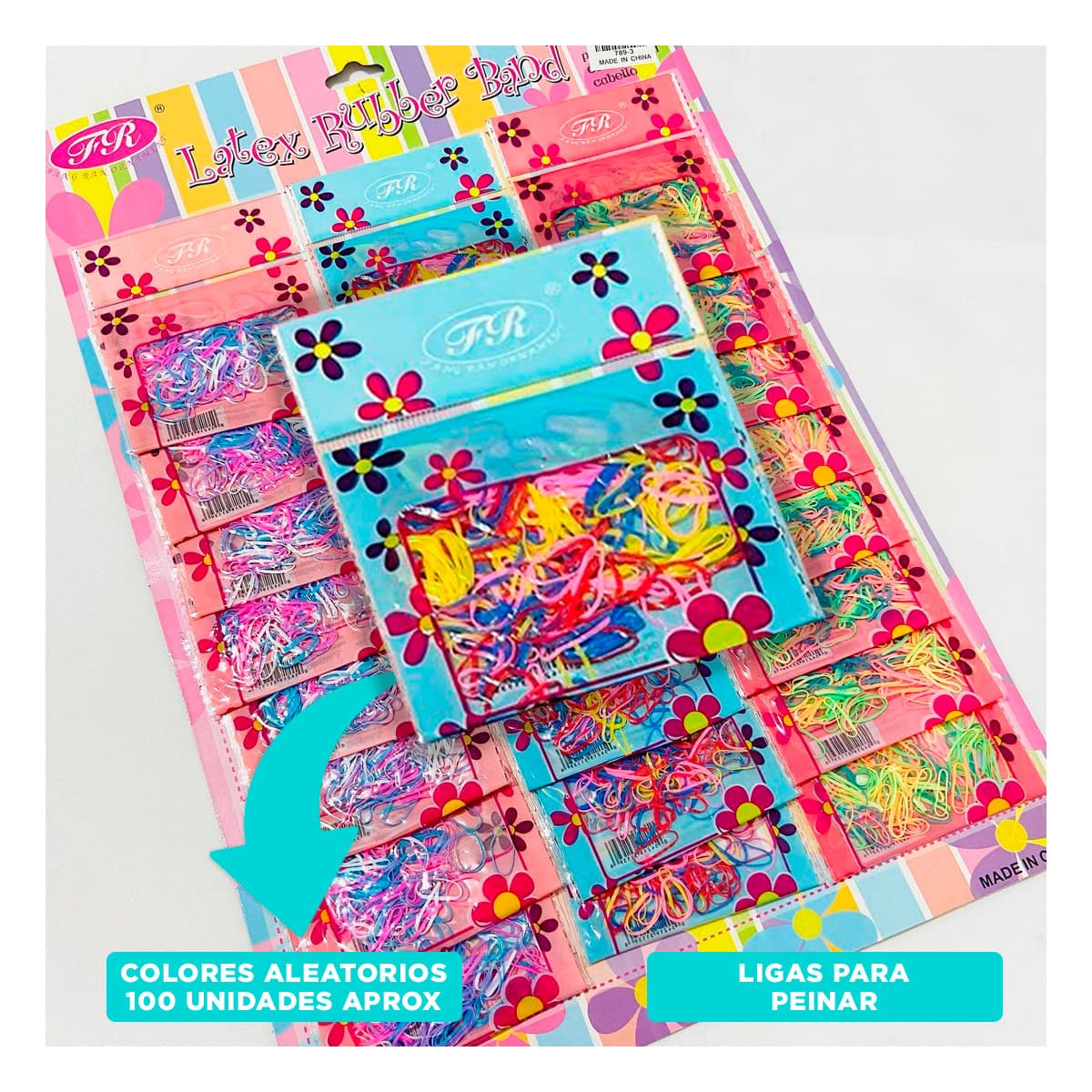 FLOTANTE INFLABLE DE UNICORNIO Y+REGALO LIGAS PARA PEINAR - 6