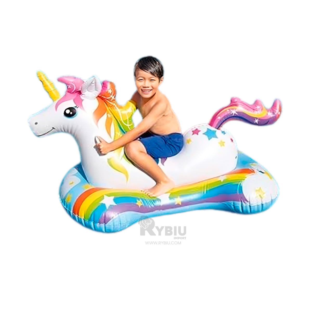 INFLABLE DE DISEÑO MODERNO DE UNICORNIO Y+REGALO AGENDITA - 4