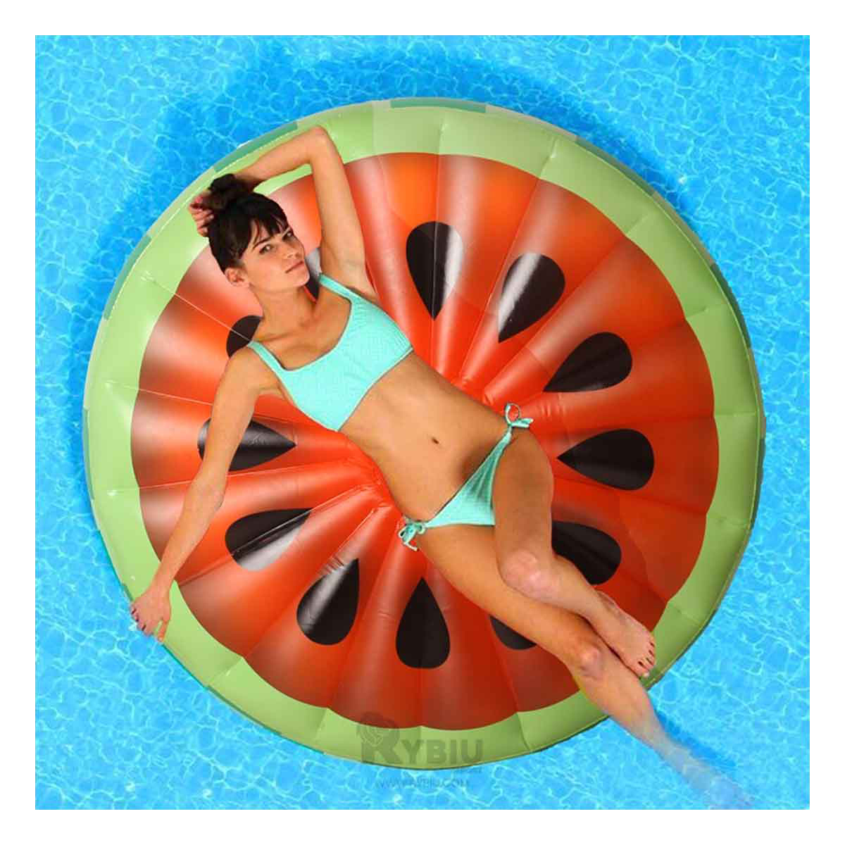 INFLABLE SIMPLE PARA NADAR DE SANDIA Y+ENVOLTORIO DE REGALO - 3