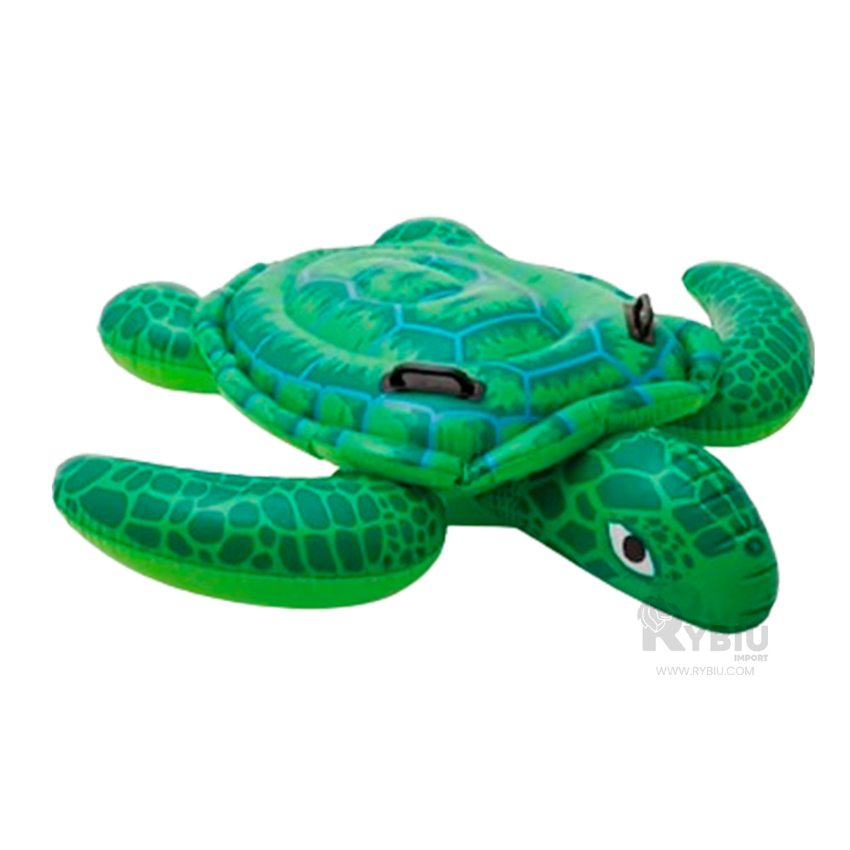 INFLABLE SENCILLO Y COMODO DE TORTUGA VERDE Y+GIFT STICKERS - 4