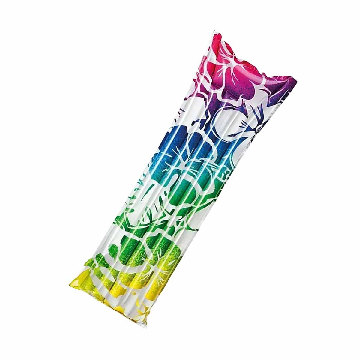 CAMA PORTATIL 59720NP ARCOIRIS INFLABLE Y COMODA PARA USO EN CASA Y VIAJES Y+REGALO STICKER - 3