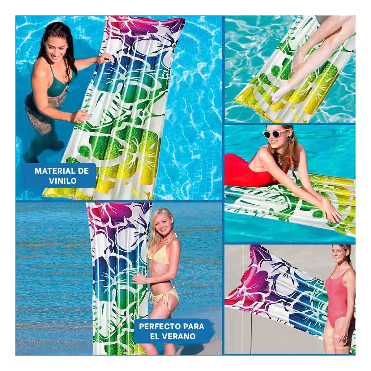 COLCHONETA COMODA 59720NP ARCOIRIS PARA NIÑOS Y ADULTOS FACIL DE USAR Y+LIGAS REGALO - 5
