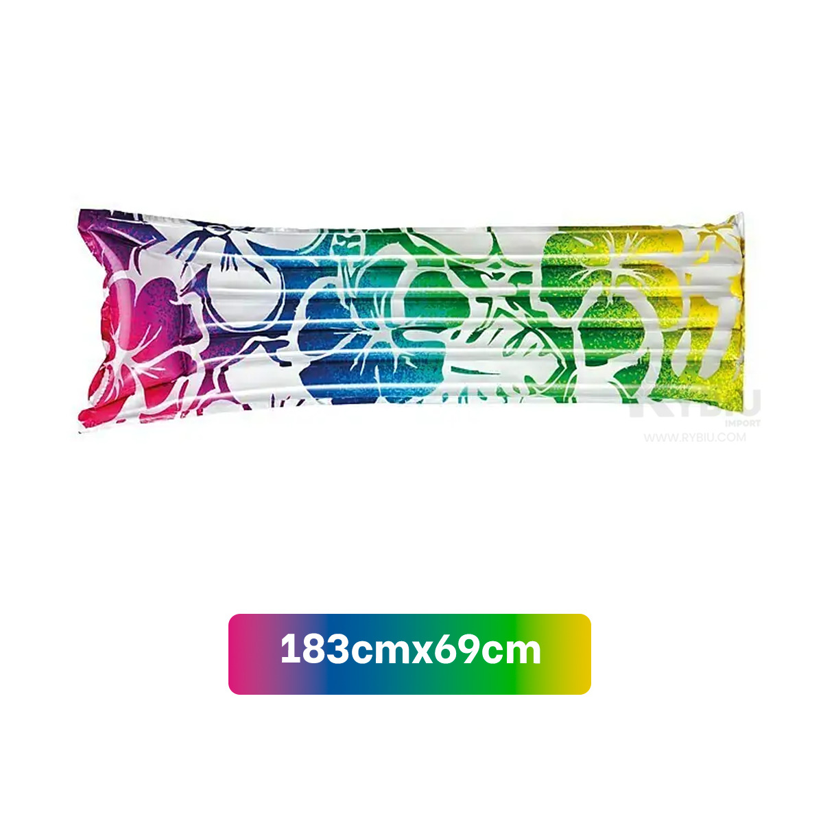 COLCHONETA EN ARCOIRIS 59720NP Y+REGALO LIGAS PARA PEINAR - 1