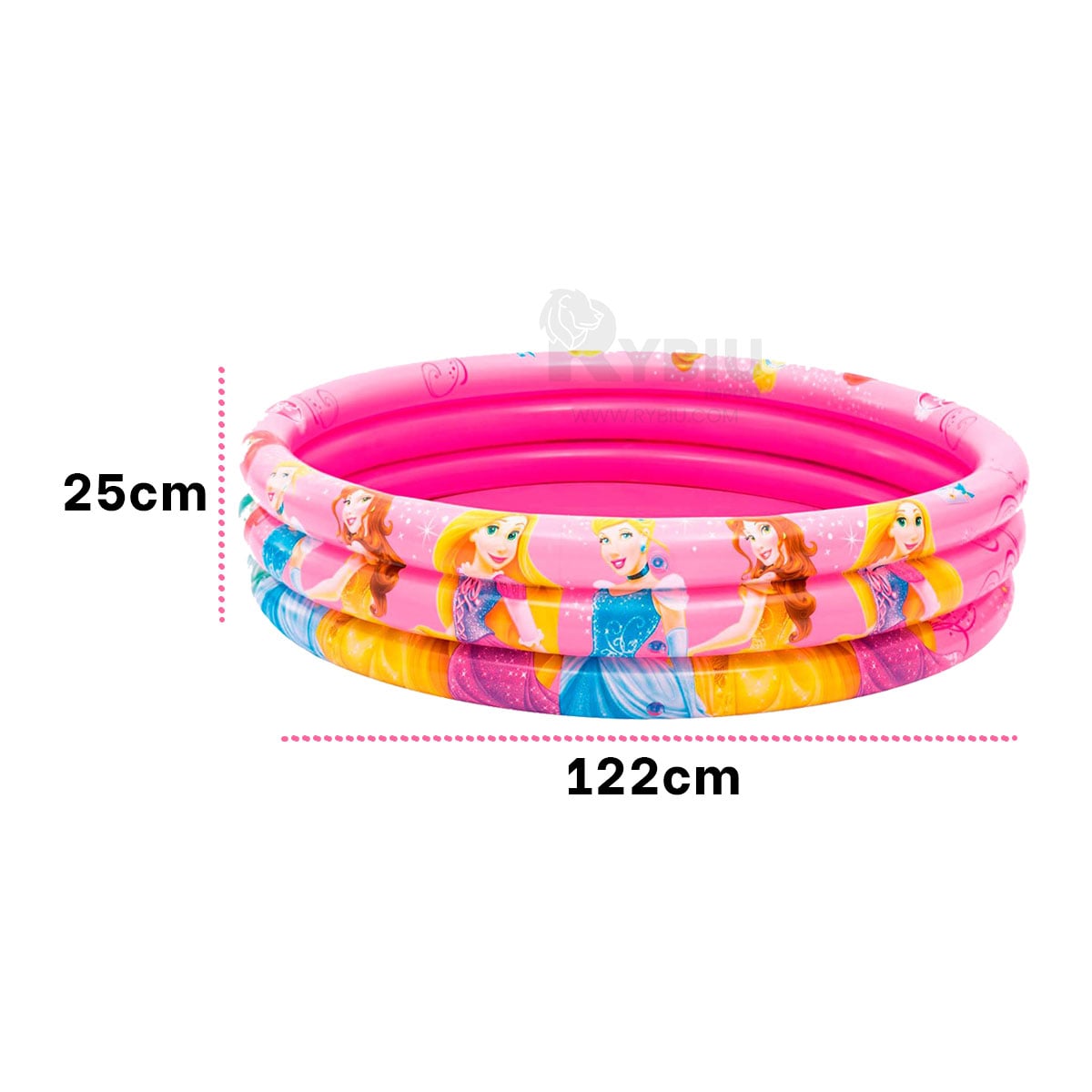 ALBERCA BONITA DE BALDE DE TONO MULTICOLOR Y+REGALO STICKERS - 5