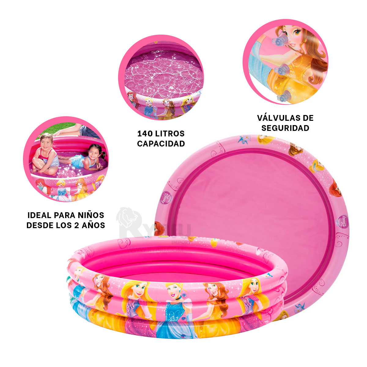 ALBERCA AMPLIA PARA NIÑOS EN MULTICOLOR Y+REGALO AGENDITA - 3