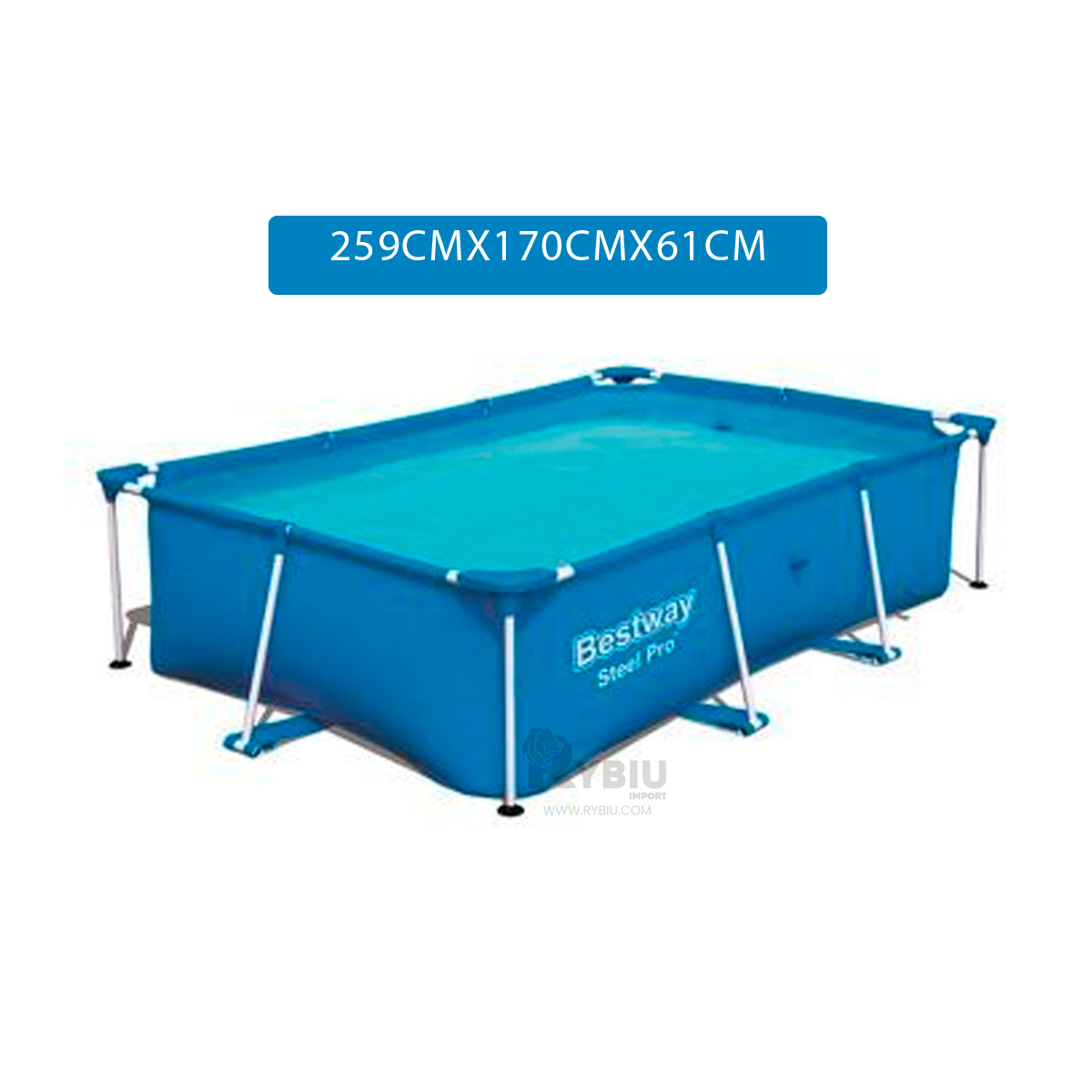 ALBERCA COMODO PARA INFANTES EN CELESTE Y+GIFT STICKERS - 5