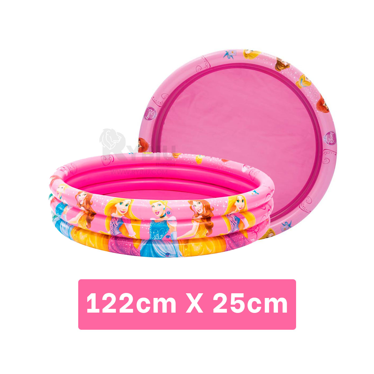 PILETA DE AIRE FACIL EN MULTICOLOR Y+BANDERITAS ADHESIVAS - 3