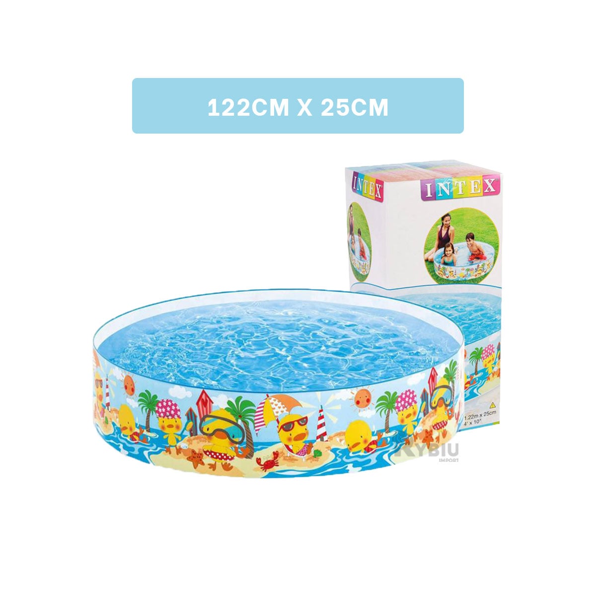 ALBERCA COMODO PARA INFANTES EN MULTICOLOR Y+GIFT STICKERS - 3
