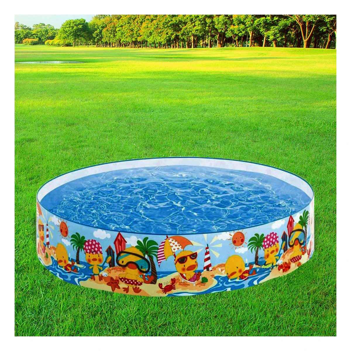 ELEMENTO INFLABLE PARA JARDIN Y CASA CON DISENO TROPICAL Y USO DIARIO Y+LIGAS REGALO - 2
