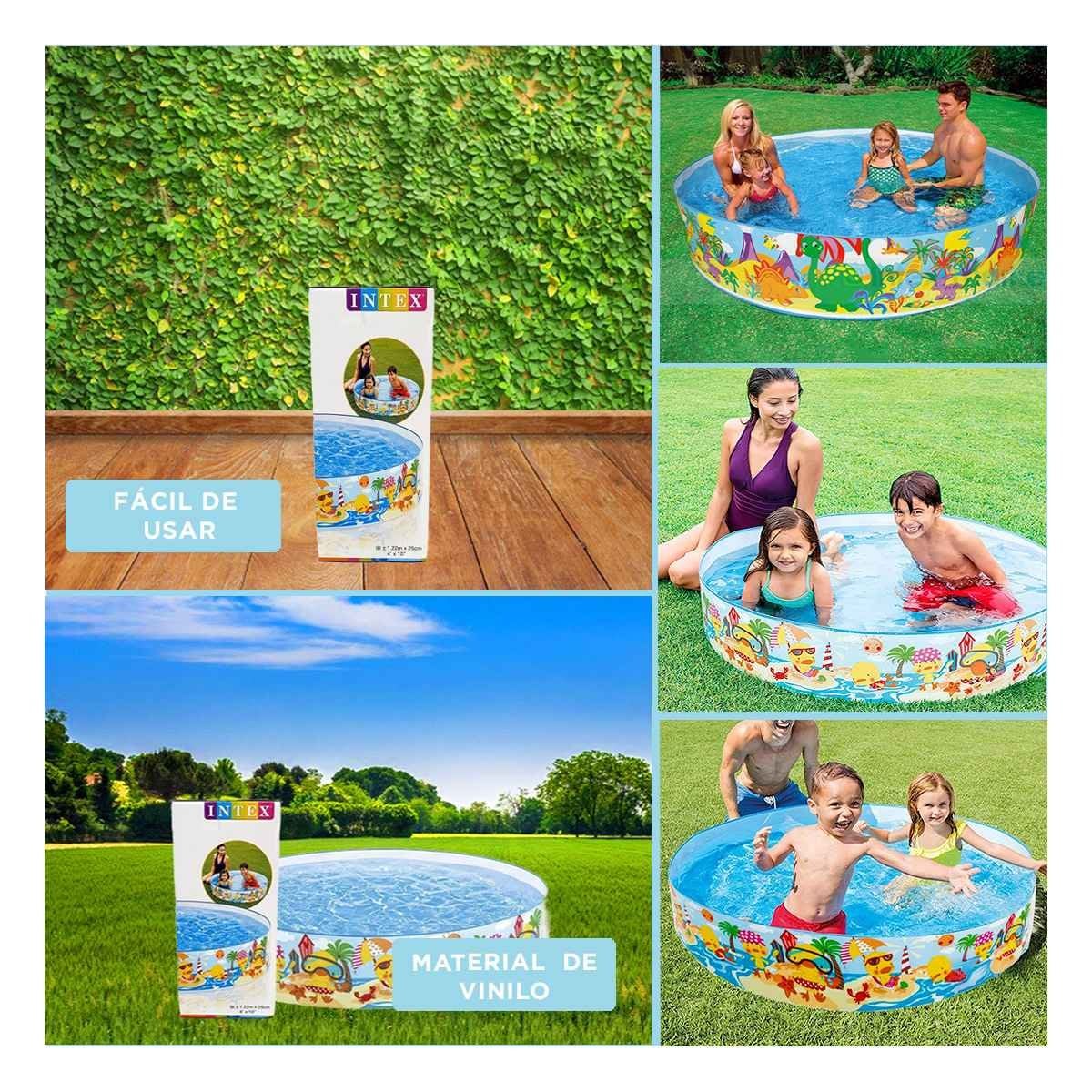 ELEMENTO INFLABLE PARA JARDIN Y CASA CON DISENO TROPICAL Y USO DIARIO Y+LIGAS REGALO - 5