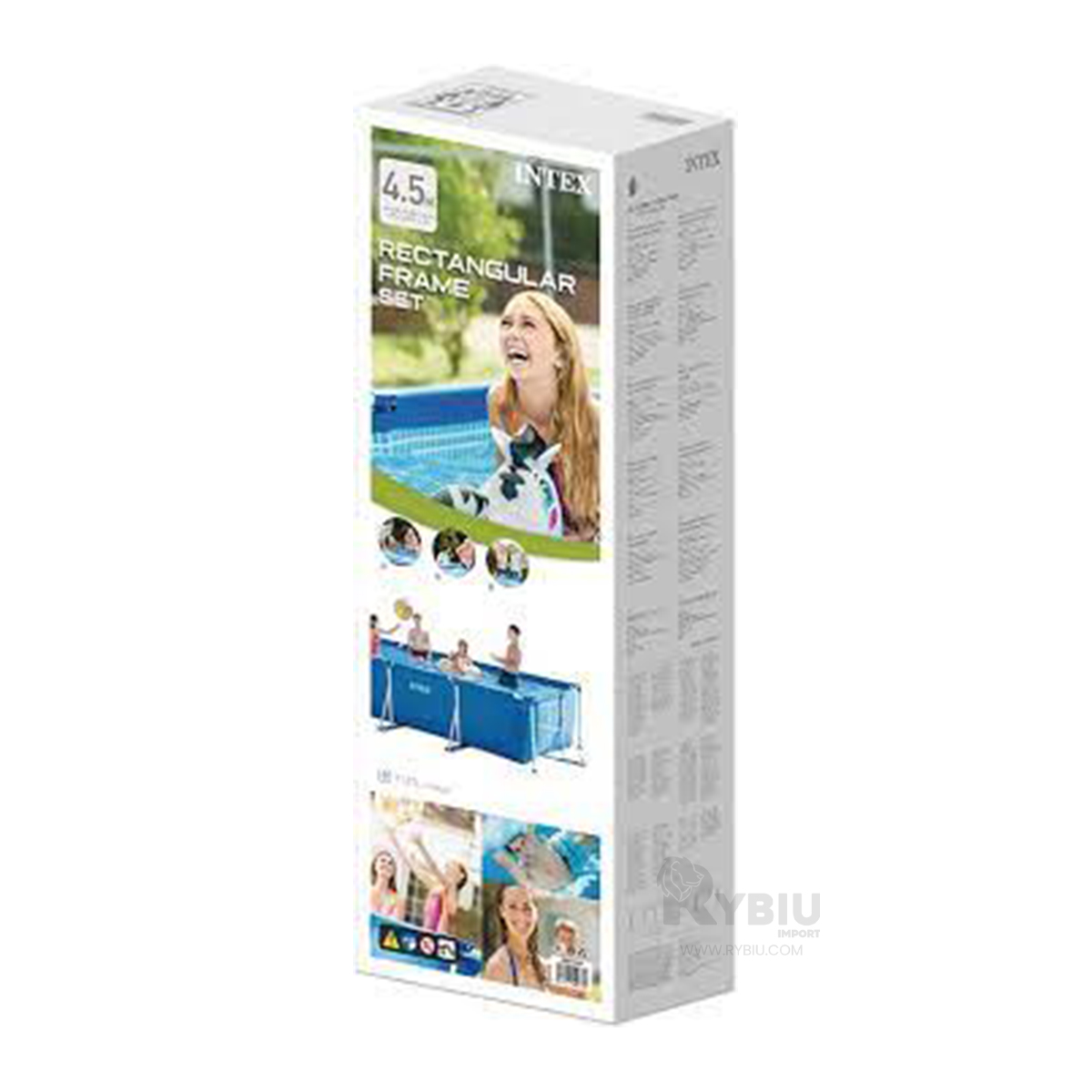 PISCINA SUAVE DISEÑO SUTIL EN CELESTE Y+PAPEL DE REGALO - 1