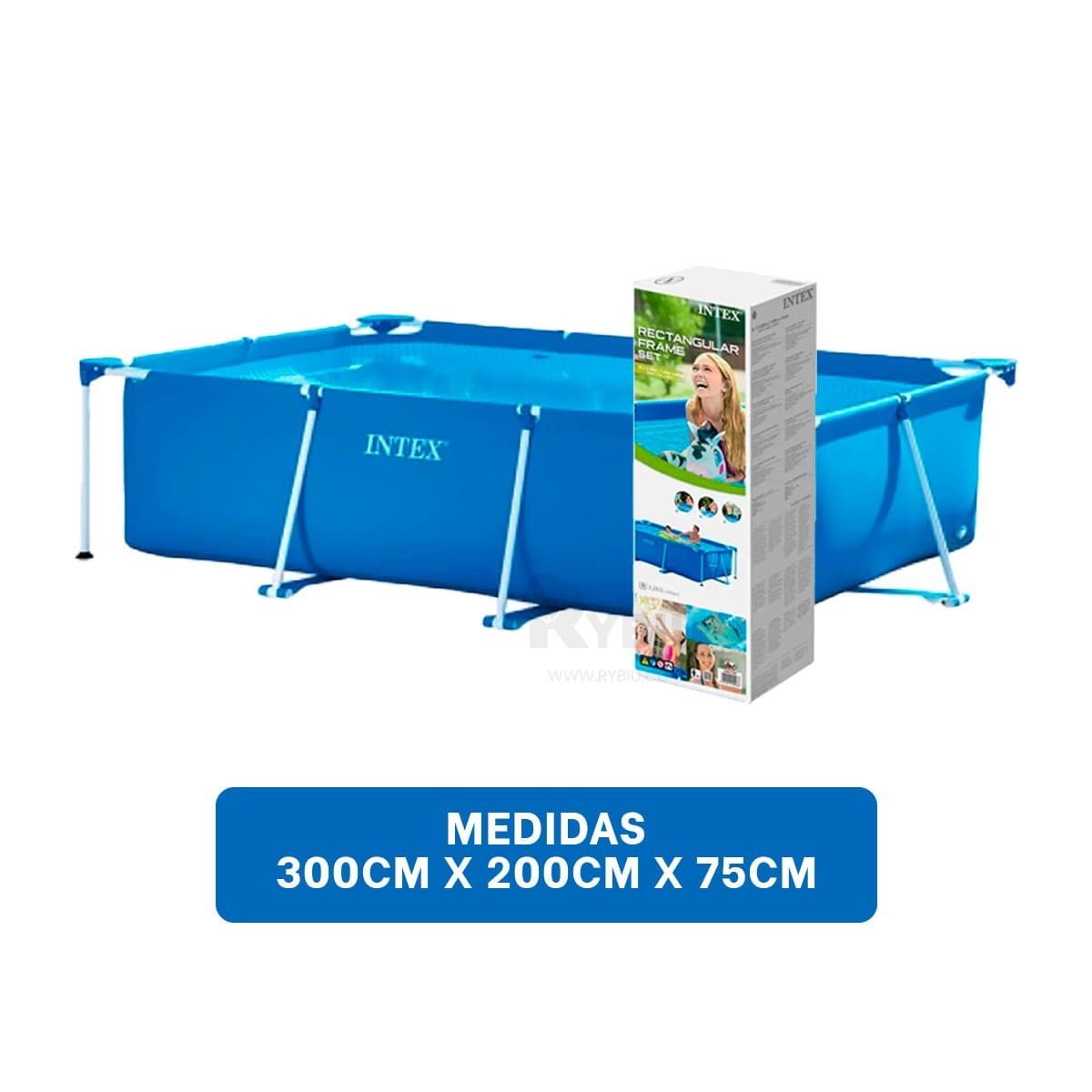 ALBERCA MAXIMA DURABILIDAD EN TONO CELESTE Y+GIFT MINIAGENDA - 1