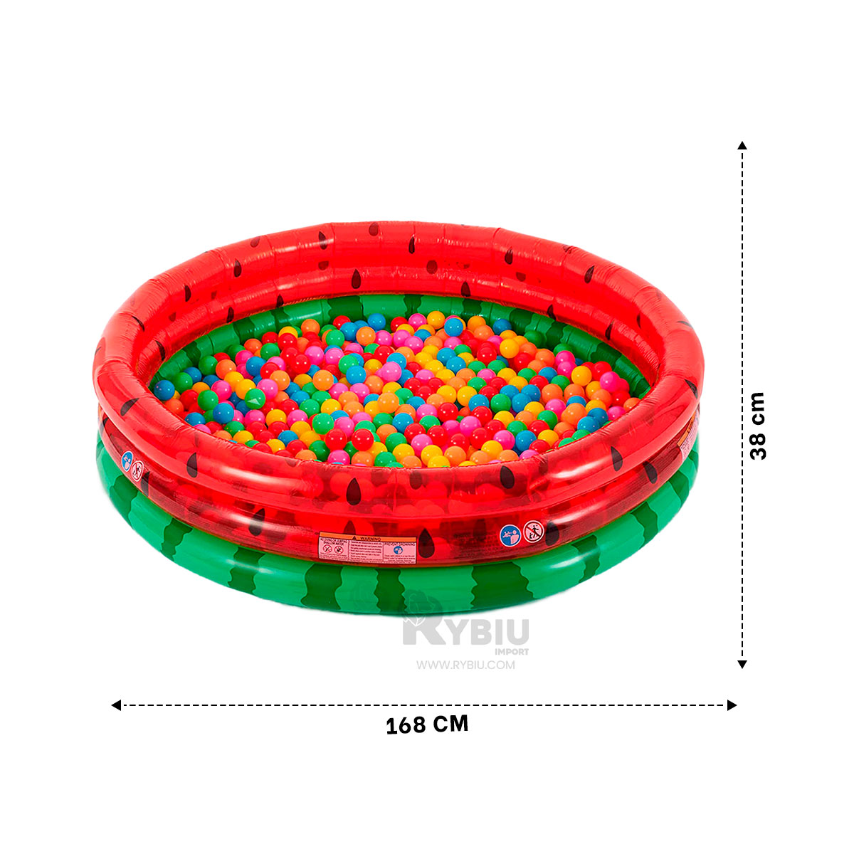 PISCINA RESISTENTE SANDILLA EN MULTICOLOR Y+PAPEL DE REGALO - 5