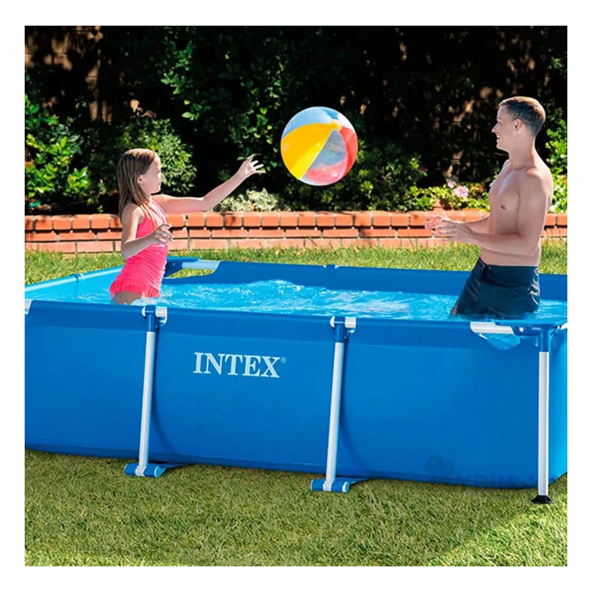 ALBERCA COMODO PARA INFANTES EN CELESTE Y+GIFT STICKERS - 2