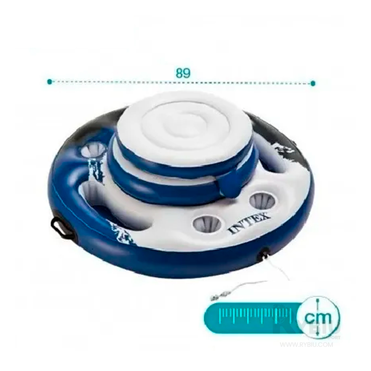 PORTAVASOS RYBIU ARTICULO FACIL DE USAR EN PISCINA + REGALO LIGAS PARA PEINAR - 1