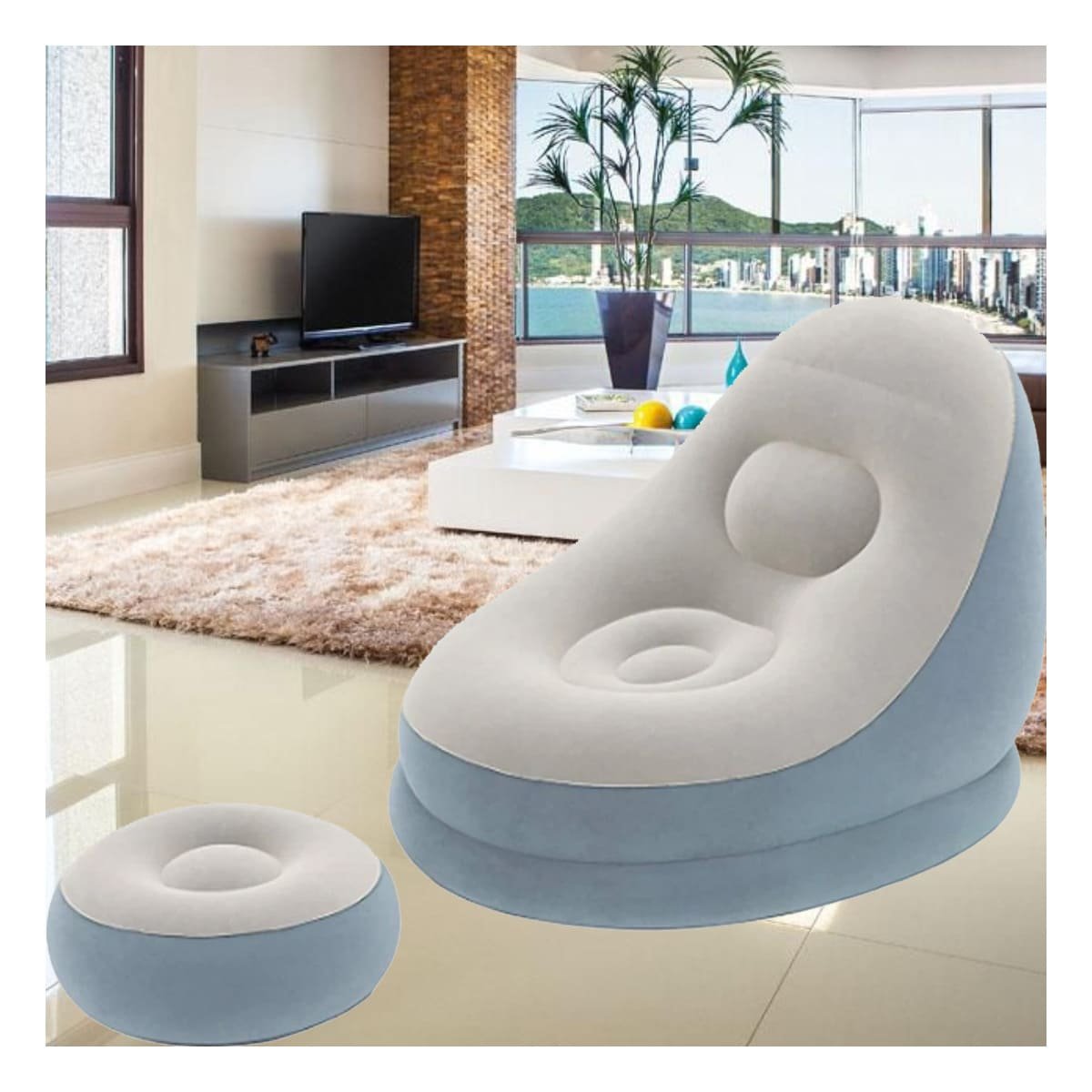 MUEBLE RYBIU DE ALTA CALIDAD DE GRIS AZULADO + POST IT ADHESIVOS - 2