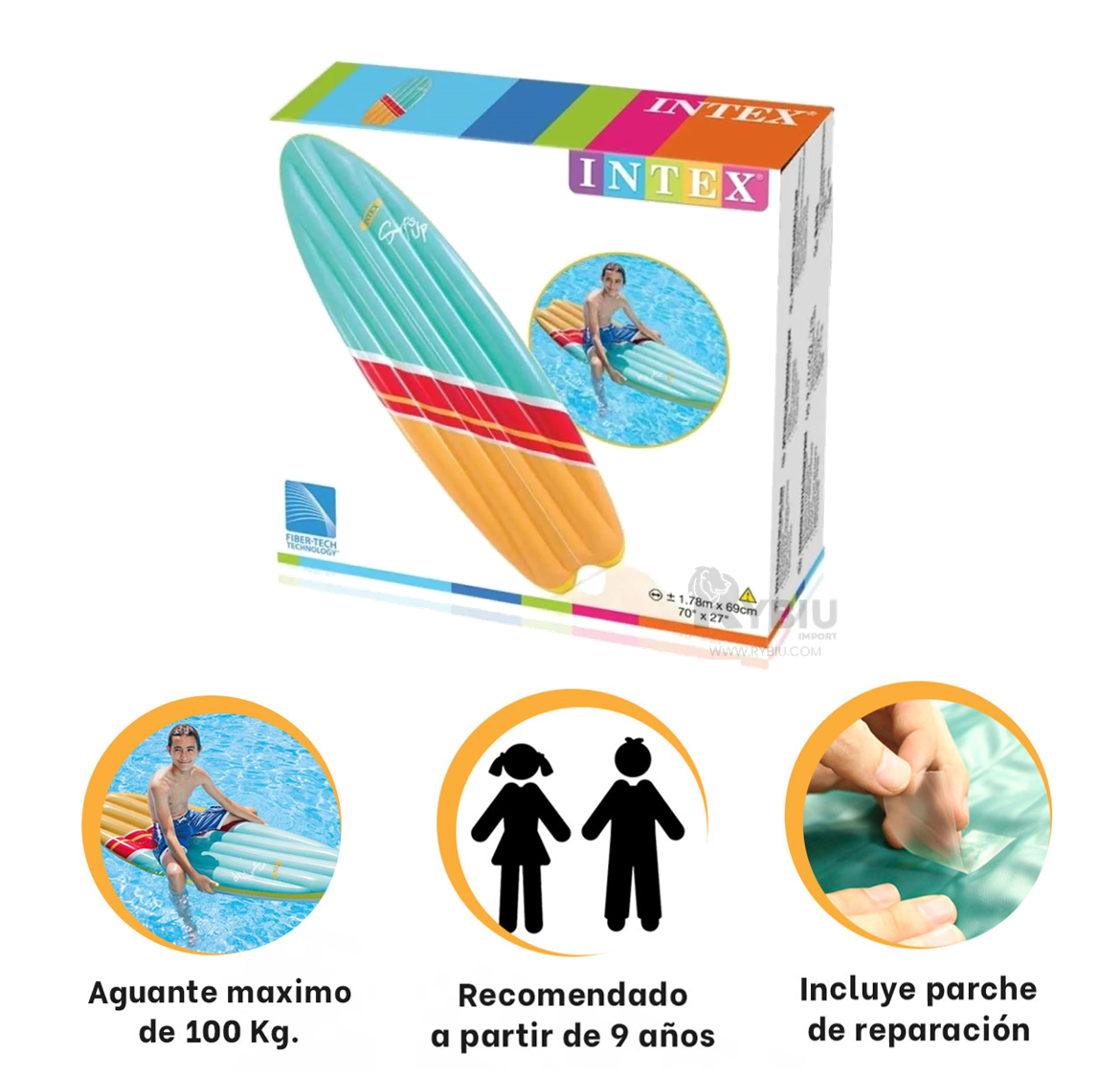 LAMINA COMODA PARA PILETA MULTICOLOR Y+ENVOLTORIO DE REGALO - 2