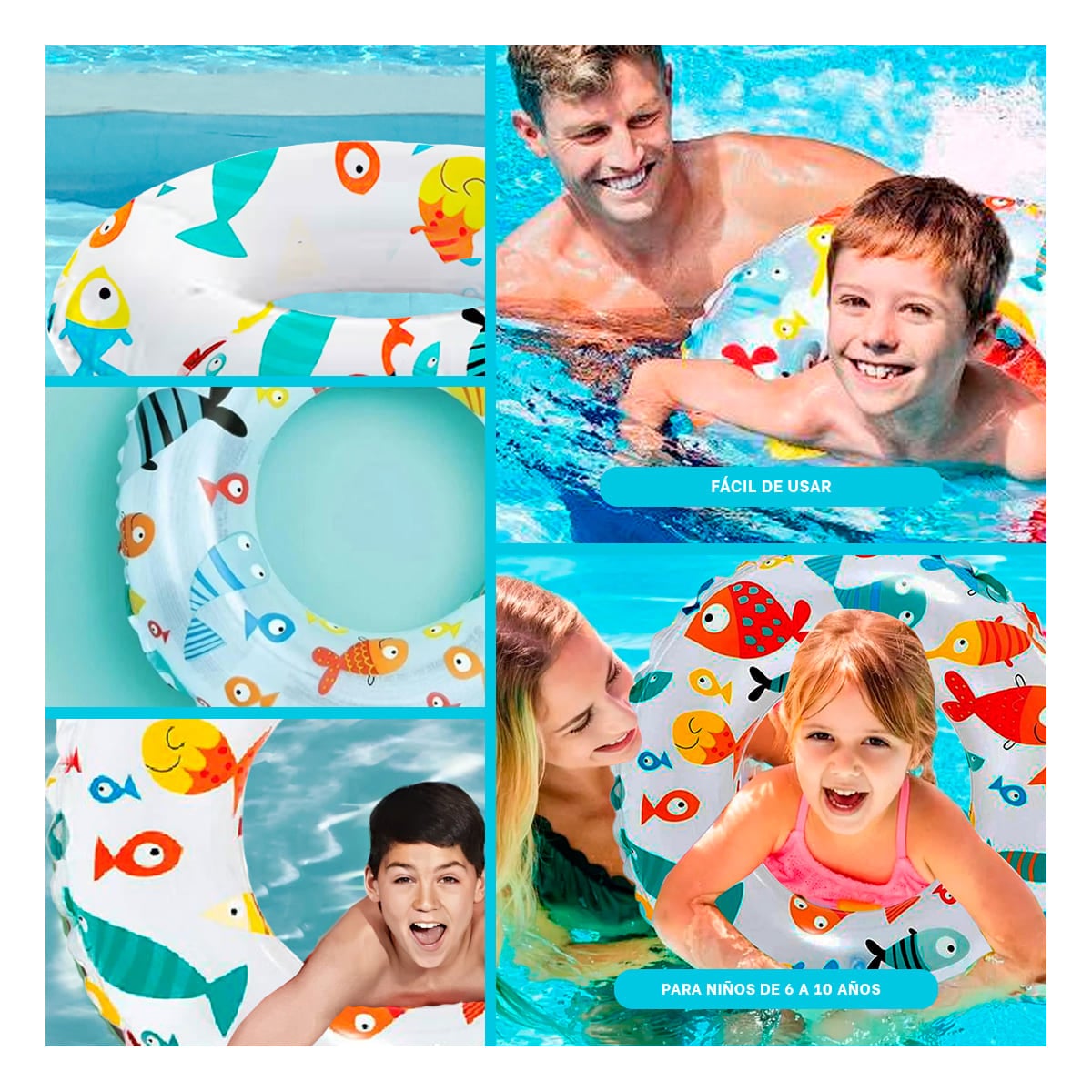 INFLABLE ACOGEDOR Y FACIL DE TRANSPORTAR Y+GIFT STICKERS - 2