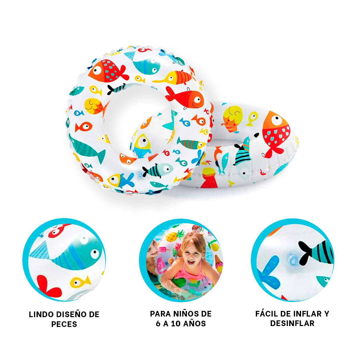 INFLABLE ACOGEDOR Y FACIL DE TRANSPORTAR Y+GIFT STICKERS - 4