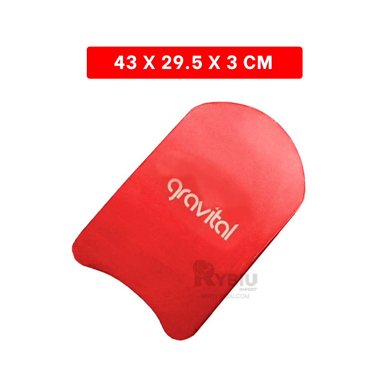LAMINA APTA PARA NADAR ROJO Y+REGALO LIGAS PARA PEINAR - 1