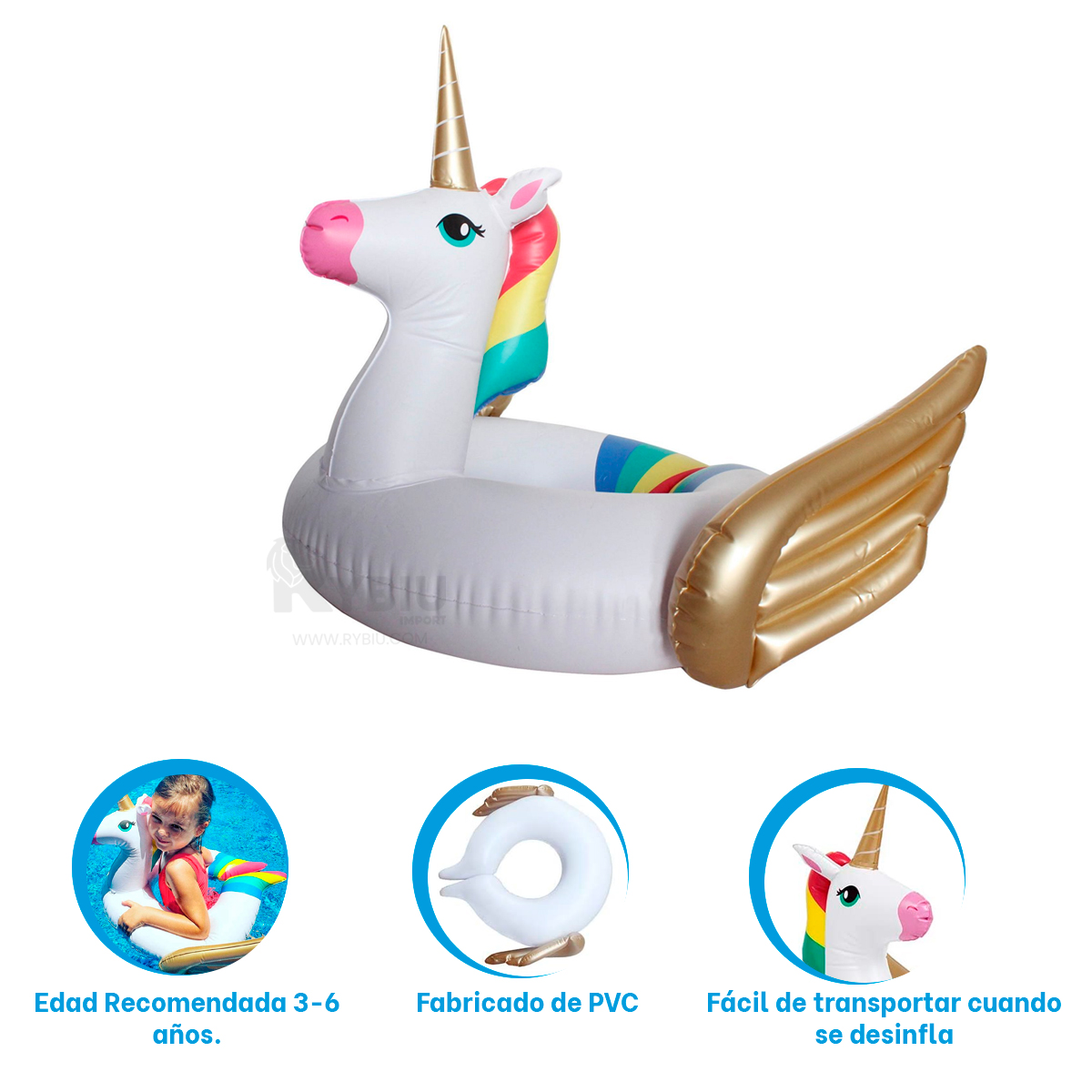 FLOTADOR INFANTIL Y AGRADABLE EN BLANCO Y+GIFT MINIAGENDA - 2