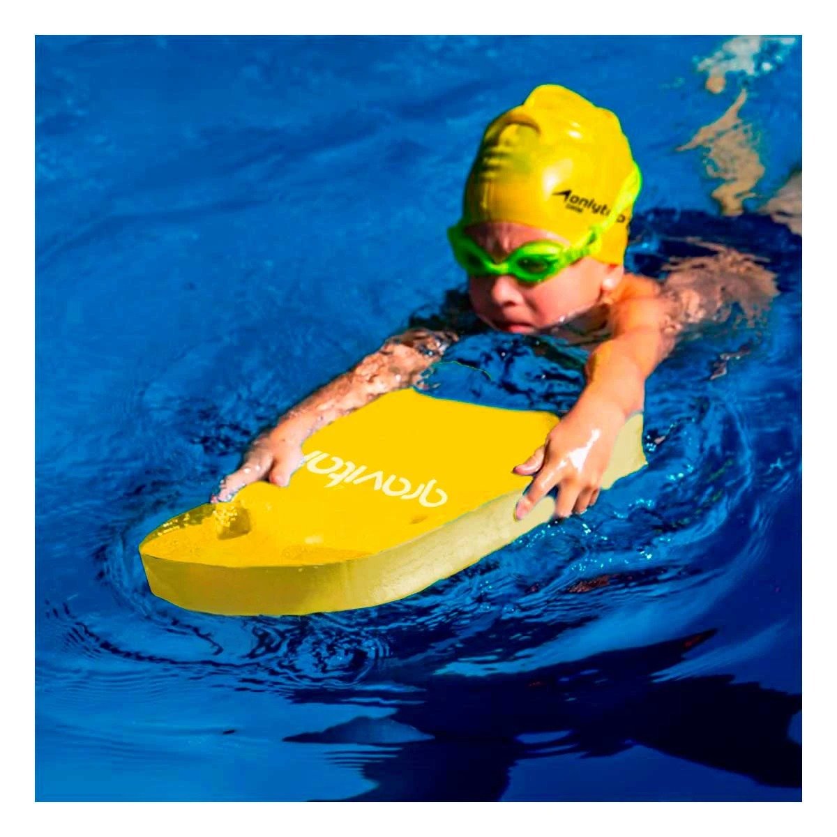 SOPORTE ACUATICO GRAVITAL ST 23 CON CINTURA AJUSTABLE AMARILLO PISCINA Y+LIGAS REGALO - 1
