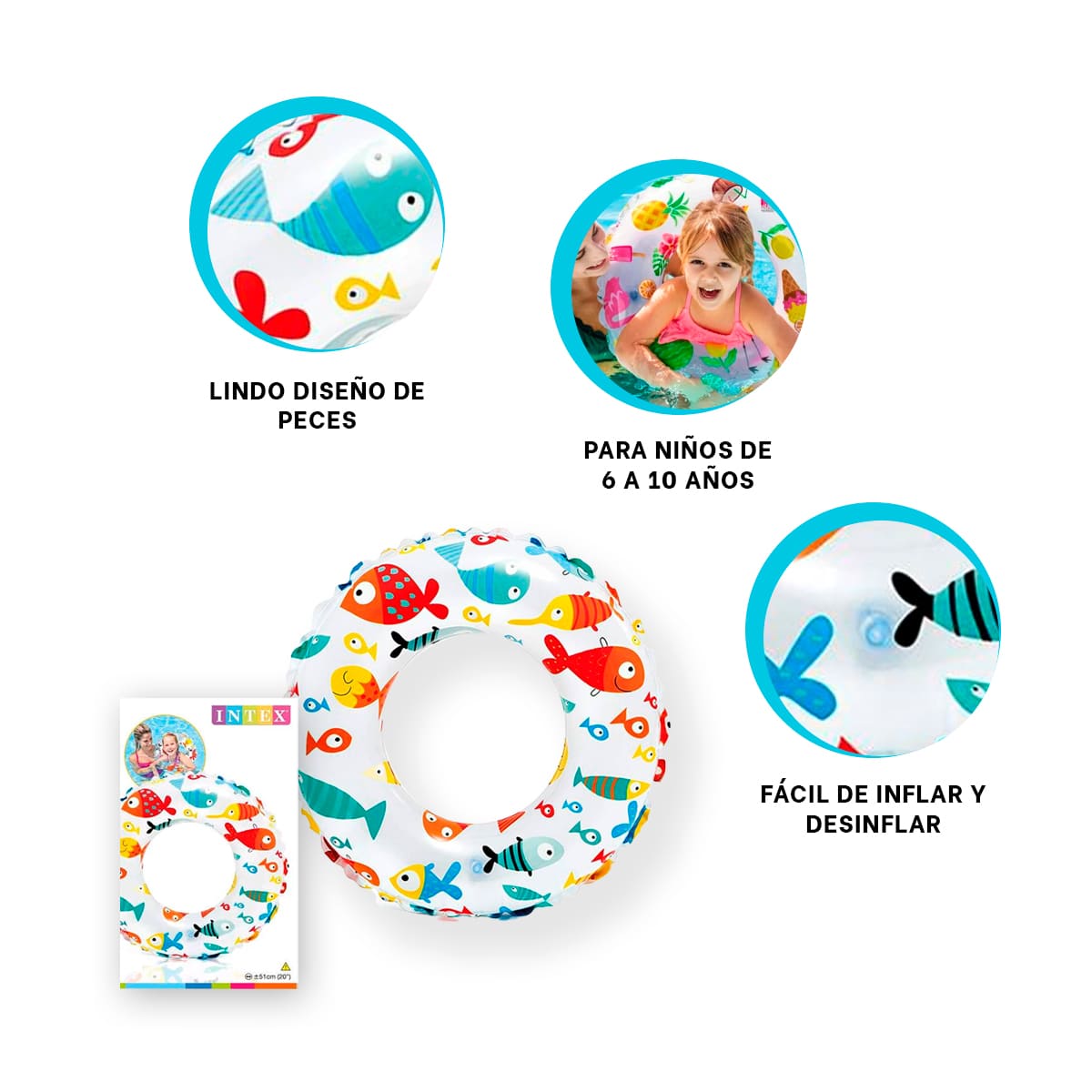 INFLABLE UTIL Y ESPACIOSO PARA ESTANQUE Y+REGALO AGENDITA - 4