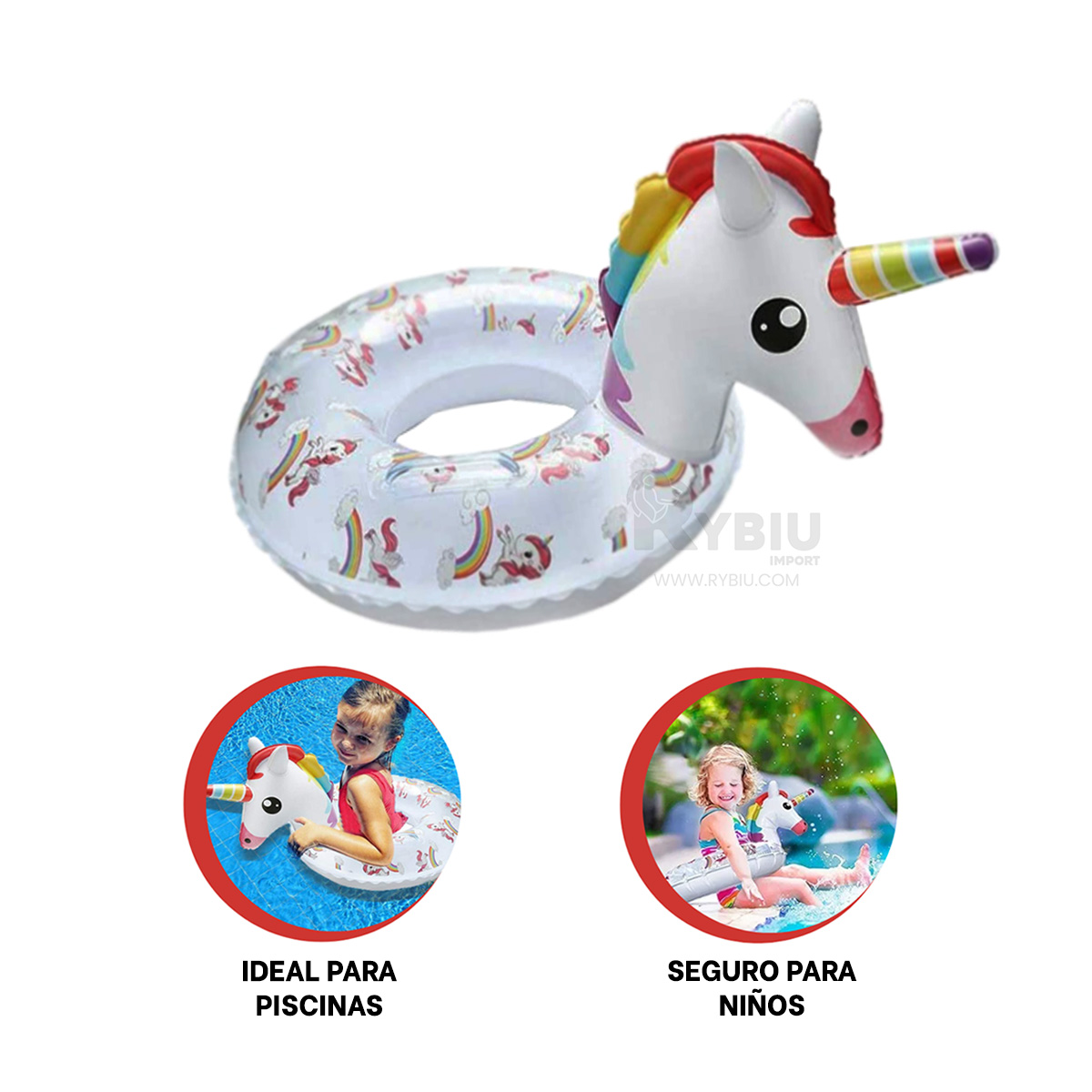 SALVAVIDAS INFANTIL PARA NIÑOS Y+REGALO LIGAS PARA PEINAR - 1