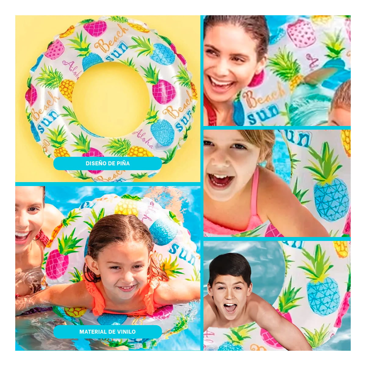 INFLABLE ACOGEDOR Y FACIL DE TRANSPORTAR Y+GIFT STICKERS - 3