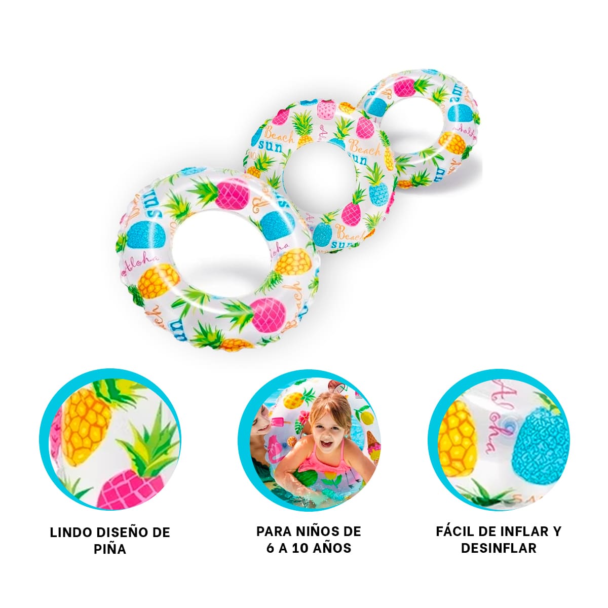 INFLABLE ACOGEDOR Y FACIL DE TRANSPORTAR Y+GIFT STICKERS - 4
