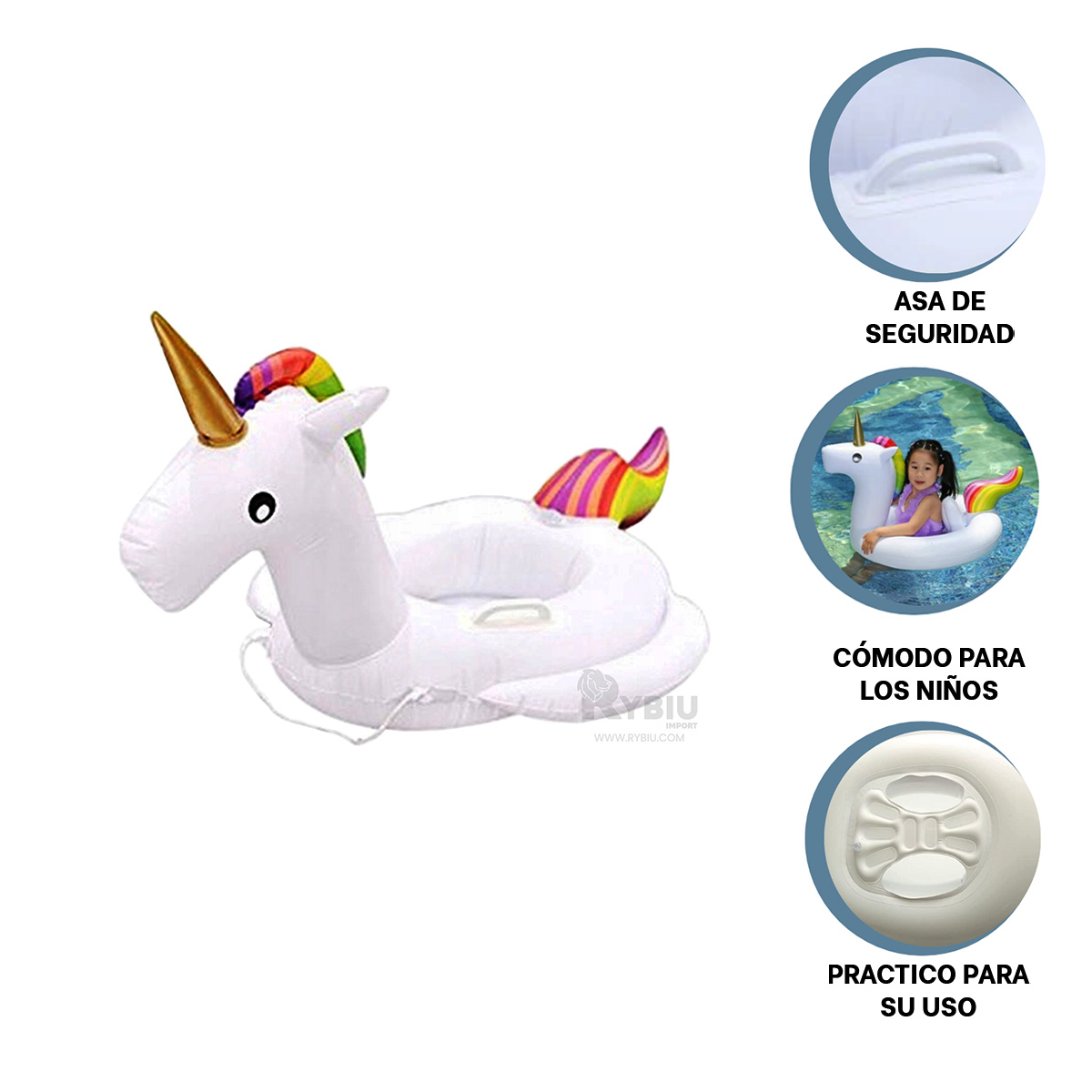 UNICORNIO ESTABLE PARA AVENTURAS EN EL MAR Y+PAPEL DE REGALO - 2