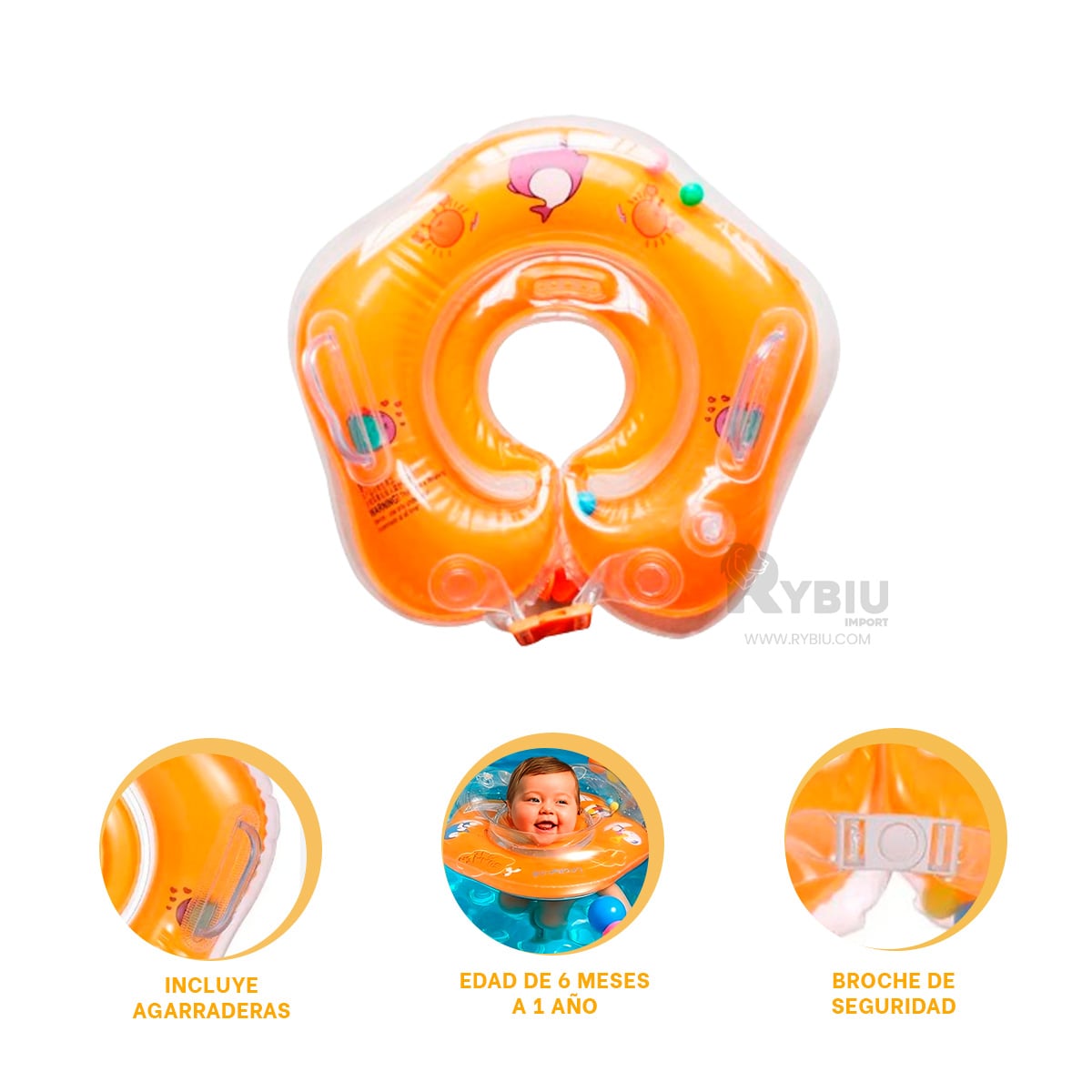 BOYA LLAMATIVA DISFRUTAR EN ANARANJADO Y+REGALO STICKERS - 3