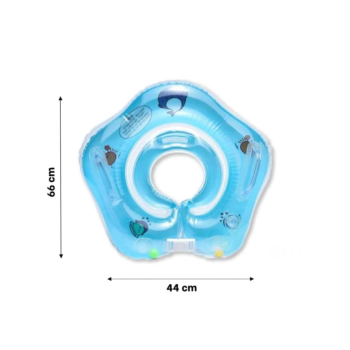 COLLAR FLOTANTE CELESTE INFANTIL DE CUELLO 66 X 44 CM PARA JUEGOS Y+LIGAS REGALO - 4