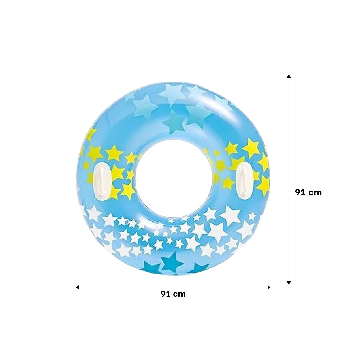 INFLABLE ESPACIOSO PARA ESTANQUE CELESTE Y+REGALO AGENDITA - 5